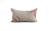 French Sprigs Pillow - Natural Taupe & Silver
