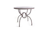 Orb Iron Base Table with Mirrored Top